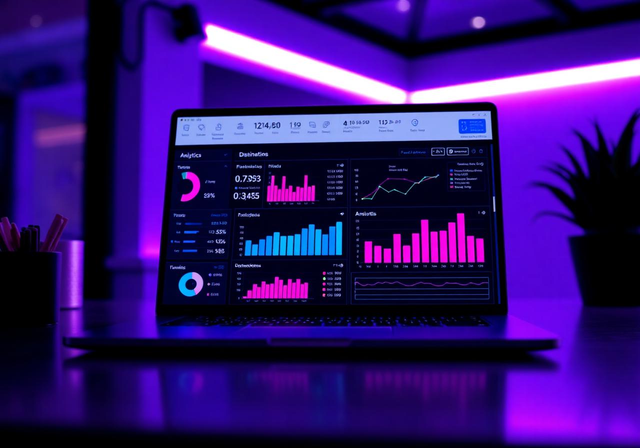 Dashboard de analítica de marketing digital